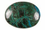 Polished Chrysocolla and Malachite Stone - Peru #210964-1